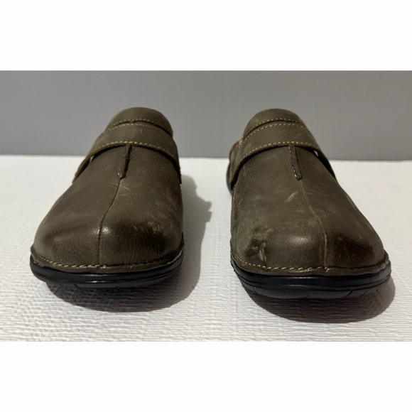 Clarks Unstructured Women’s Un Loop Ease Leather Sneaker Mule Size 8.5‎ - Picture 5 of 11